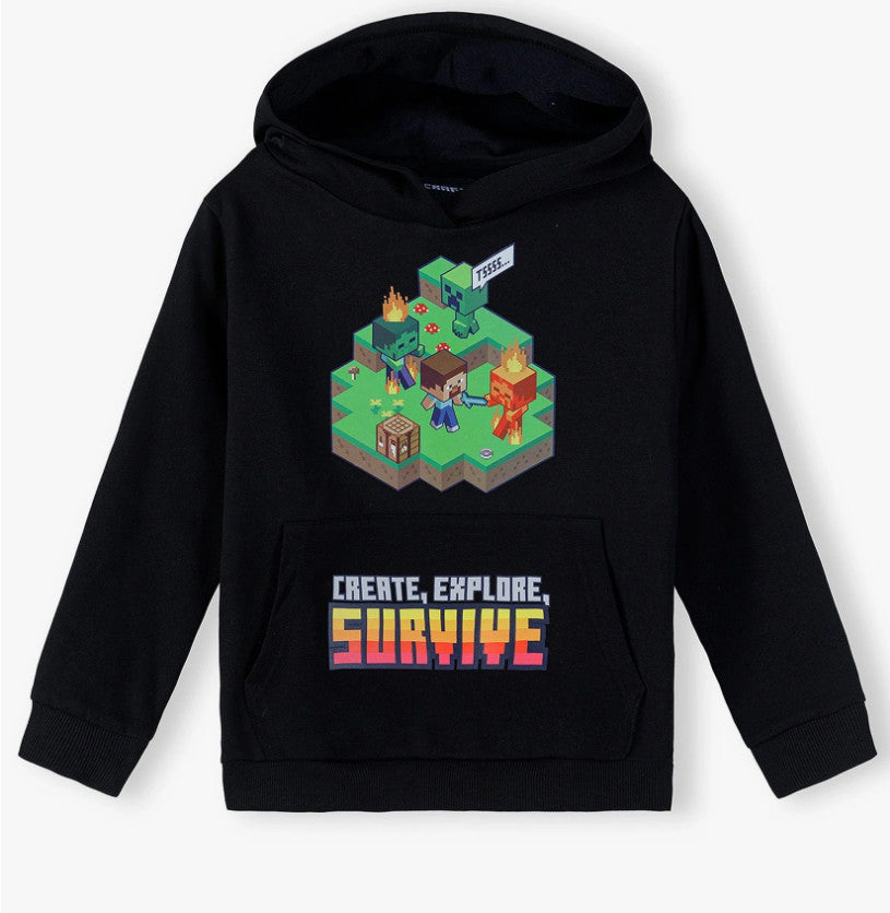 Minecraft Survive gyerek pulóver 10 év / 140 cm