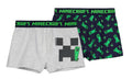 Minecraft Creeper Combo gyerek boxeralsó 2 darab/csomag 8 év / 128 cm