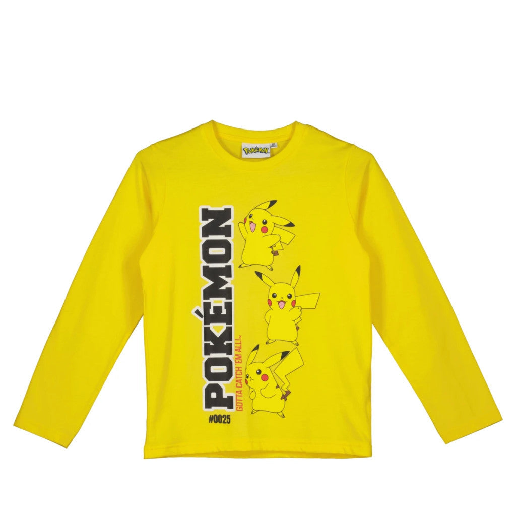Pokémon Yellow gyerek hosszú ujjú póló, felső 12 év / 152 cm