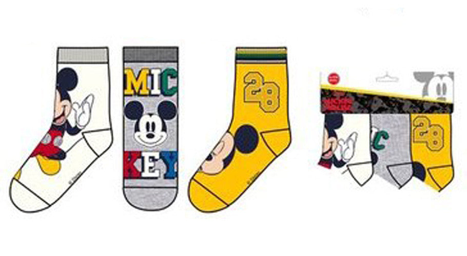 Disney Mickey Classic 28 gyerek zokni 27/30