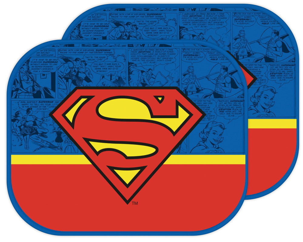 Superman Comic napellenző ablakra 2 db-os