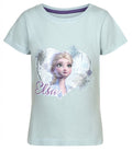 Disney Jégvarázs Elsa gyerek rövid póló, felső 3 - 8 év / 98 - 128 cm