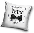 Der beste Vater Bow Tie párnahuzat 40x40 cm