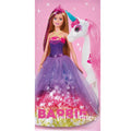 Barbie Born to Dream fürdőlepedő, strand törölköző 70x140cm
