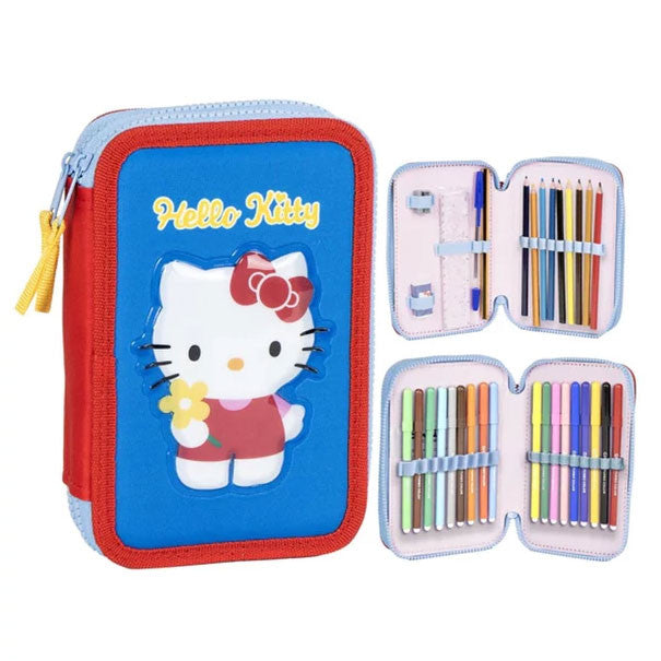 Hello Kitty Friends színező szett matricával
