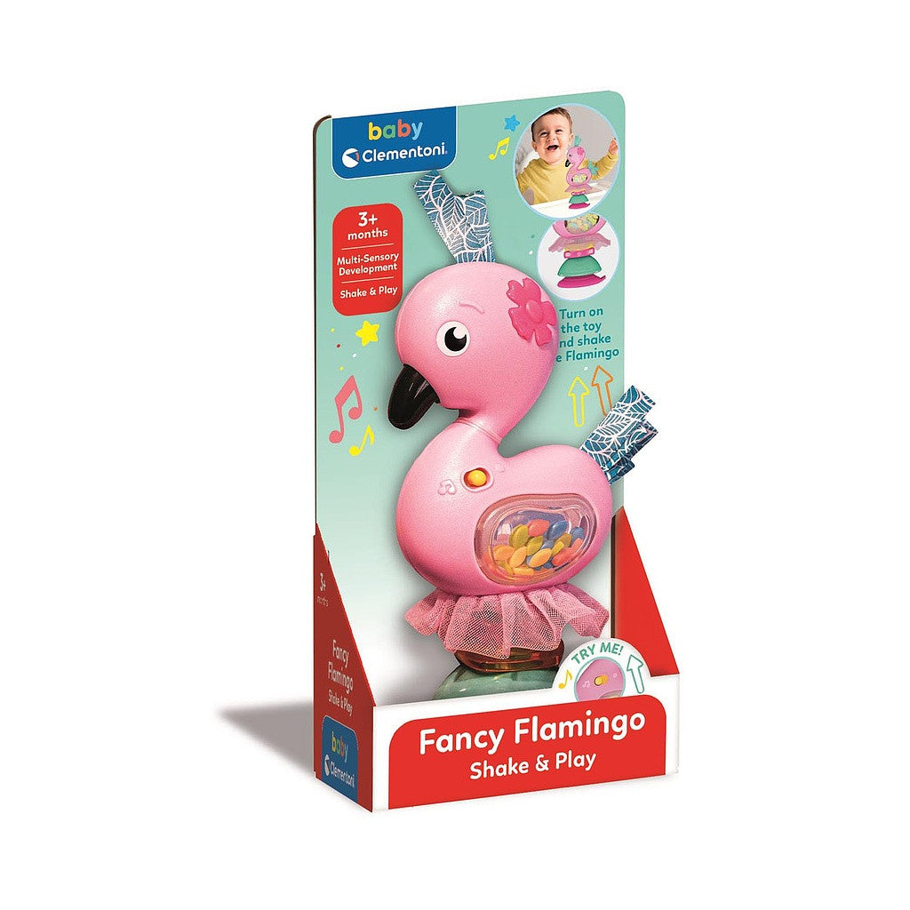Flamingó Fancy baba csörgő Clementoni