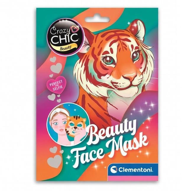 Crazy Chic Tiger arcmaszk Clementoni