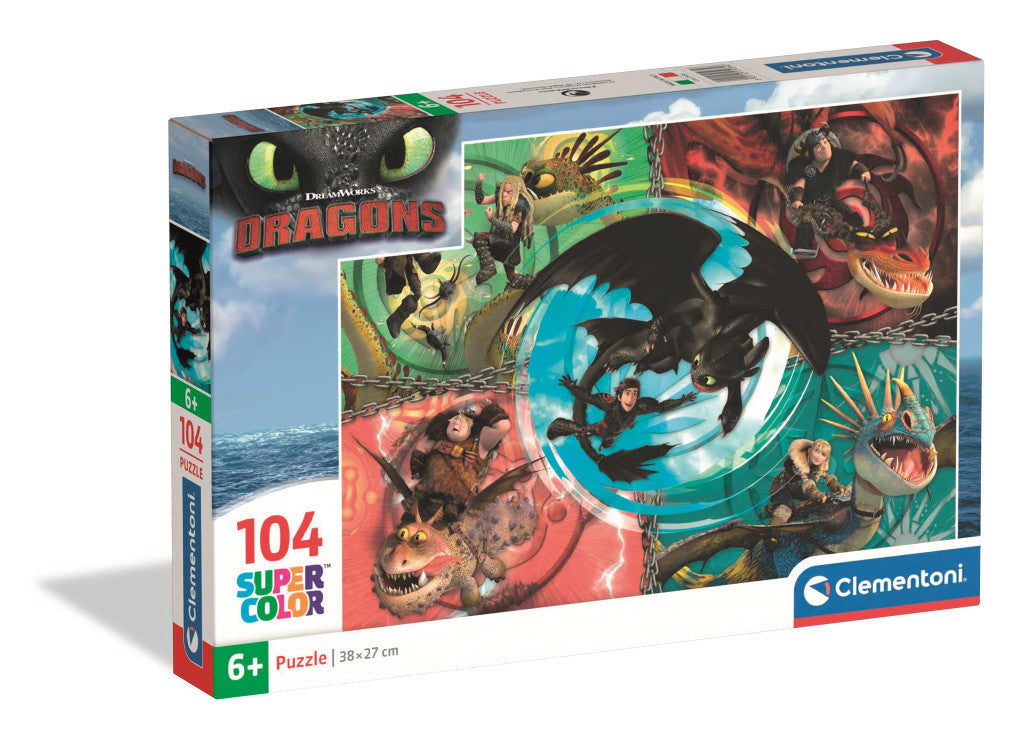 Így neveld a sárkányodat Friends 104 db-os puzzle Clementoni