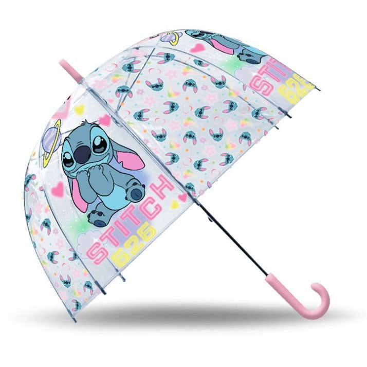 Disney Lilo és Stitch, A csillagkutya This World gyerek átlátszó esernyő Ø70 cm