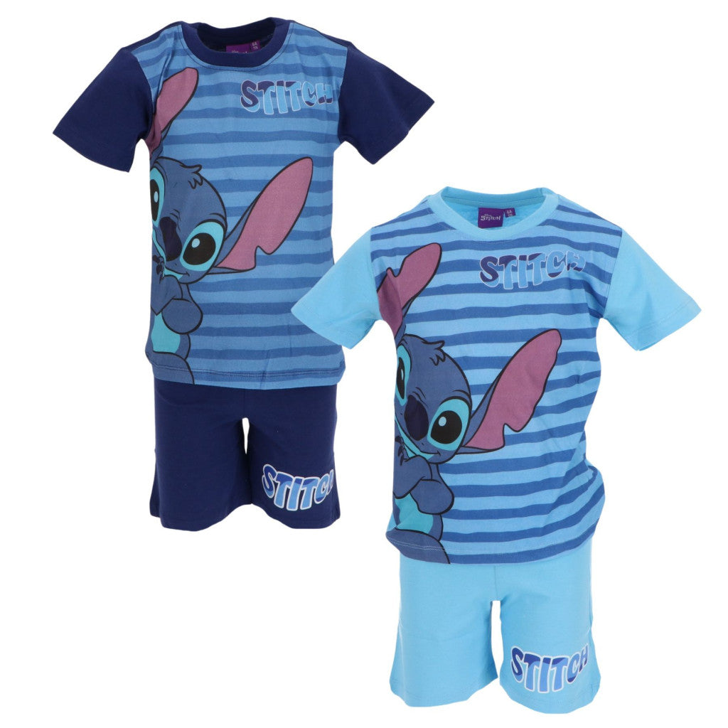 Disney Lilo és Stitch, A csillagkutya Confident gyerek rövid pizsama 3 - 8 év / 98 - 128 cm