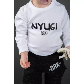   Dorko DRK "Nyugi" mintával nyomott hosszú ujjú baba body