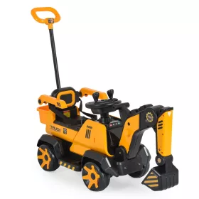   Moni BUMBLEBEE ráülős akkus vezethető kotrógép SÁRGA/FEKETE