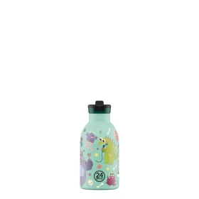   24BOTTLES Kids Clima 330ml rozsdamentes acél termosz szívószálas kupakkal, Spooky Friends