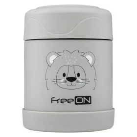   FreeON thermo ételtároló termosz 350 ml- Szürke oroszlán