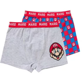   Super Mario Power gyerek boxeralsó 2 darab/csomag 5 év / 110 cm