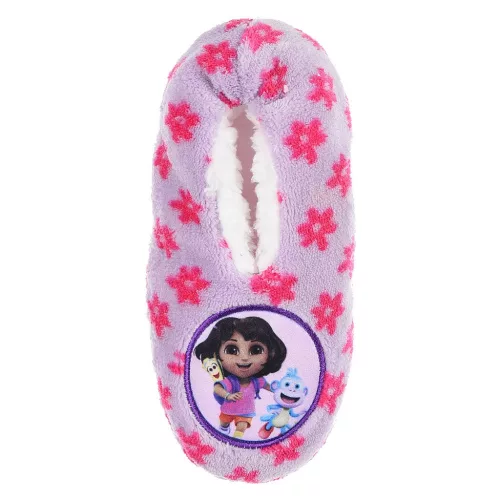 Dóra, a felfedező Flower Purple gyerek téli papucs 31/34