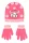 Hello Kitty Cute Dots Pink gyerek sapka + kesztyű szett 54 cm