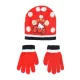 Hello Kitty Cute Dots Red gyerek sapka + kesztyű szett 52 cm