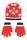 Hello Kitty Cute Dots Red gyerek sapka + kesztyű szett 54 cm