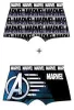 Bosszúállók Captain America Blue férfi boxeralsó 2 darab/csomag S