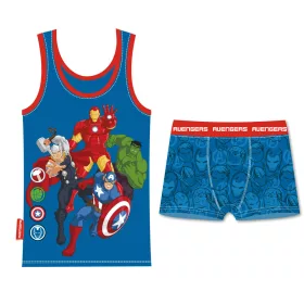   Bosszúállók Assemble trikó + boxer szett, rövid pizsama 4 - 9 év / 104 - 134 cm