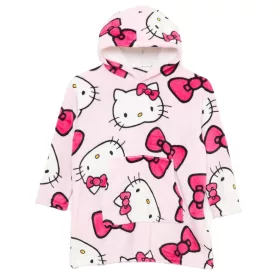   Hello Kitty Bow belebújós plüss polár takaró, poncsó 7-14 év