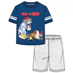   Tom és Jerry Alarm gyerek rövid pizsama 5 - 10 év / 110 - 140 cm