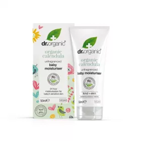   Dr. Organic Illatmentes hidratáló babakrém bio körömvirággal 50ml -