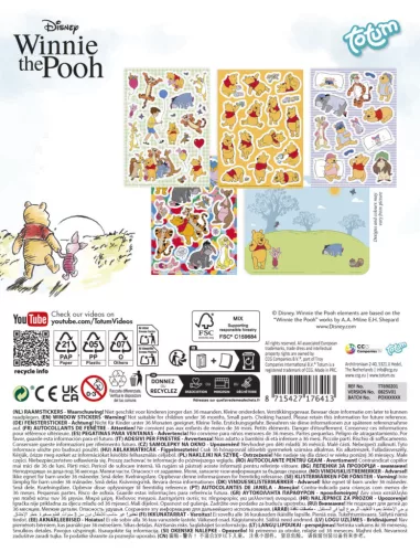 Disney Micimackó Happy ablakmatrica szett