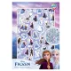 Disney Jégvarázs Adventure csillámos matricás album 8 ív