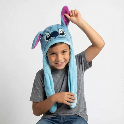Disney Lilo és Stitch, A csillagkutya Blue gyerek sapka mozgatható fülekkel