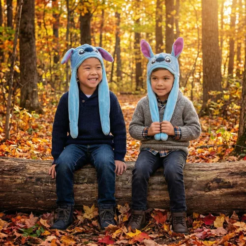 Disney Lilo és Stitch, A csillagkutya Blue gyerek sapka mozgatható fülekkel