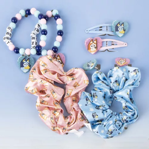 Bluey Happy hajkiegészítő és ékszer szett 8 db-os