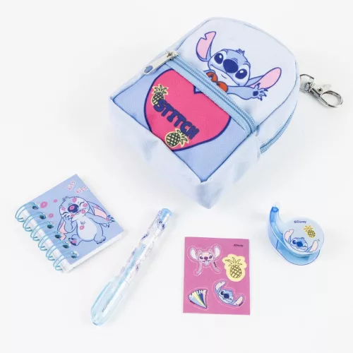 Disney Lilo és Stitch, A csillagkutya Ananas mini táska kulcstartó szett