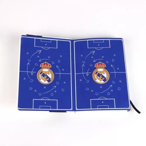 Real Madrid Ball párnázott notesz, vonalas jegyzetfüzet