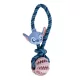 Disney Lilo és Stitch, A csillagkutya Alien kötél kutyajáték TPR labdával 24 cm