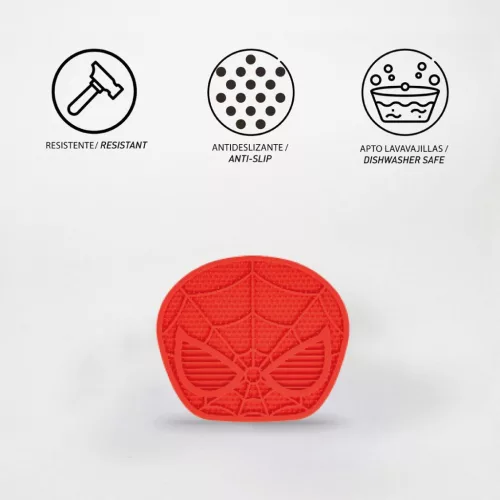 Pókember Red szilikon etetőszőnyeg 21 cm