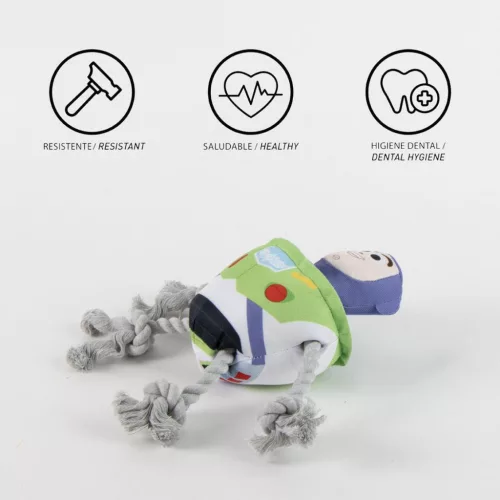 Disney Játékháború Buzz Lightyear sípoló kötél kutyajáték 20 cm