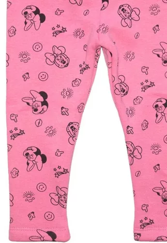 Disney Minnie Light Pink baba, vastag leggings 6-23 hó