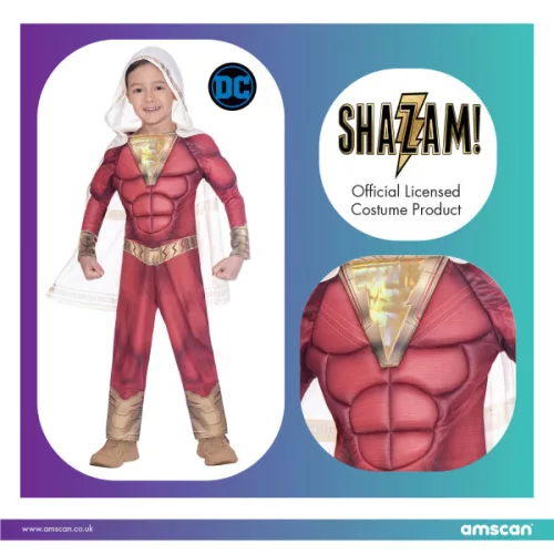 Shazam Red jelmez 8-10 év