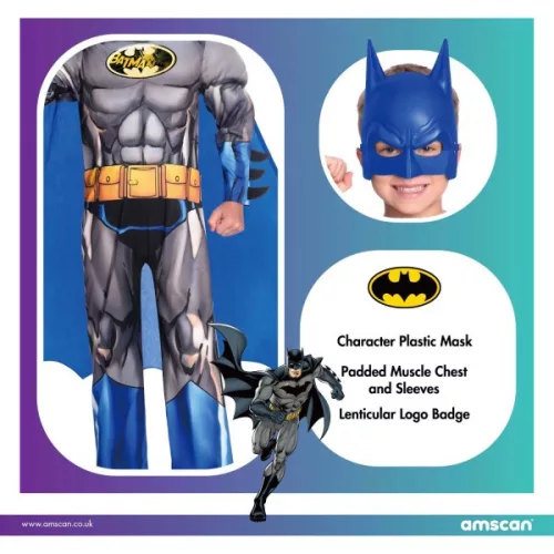 Batman Caped Crusader jelmez 3-4 év