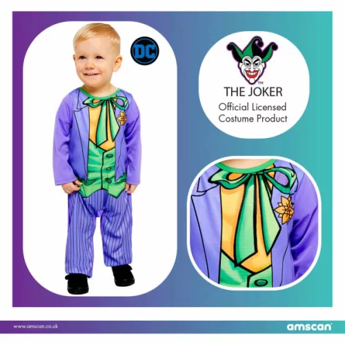 Batman Joker baba jelmez 6-12 hó
