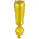 Arany Gold ! betű fólia lufi, 43 cm