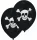 Kalóz Skull léggömb, lufi 8 db-os 10 inch (25,4cm)