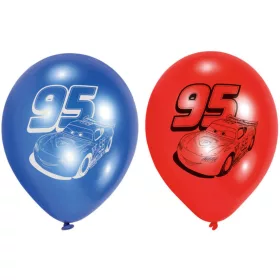 Disney Verdák 95 léggömb, lufi 6 db-os 9 inch (22,8 cm)