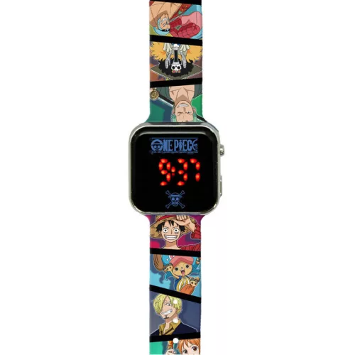 One Piece Friends digitális LED karóra