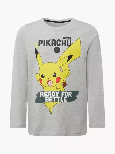 Pokémon Battle gyerek hosszú ujjú póló, felső 10 - 14 év / 140 - 164 cm
