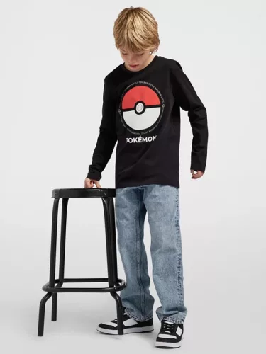 Pokémon Battle gyerek hosszú ujjú póló, felső 10 - 14 év / 140 - 164 cm