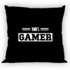 Gamer Black párnahuzat 40x40 cm