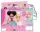 Barbie Happy Thoughts A/4 spirál vázlatfüzet 40 lapos matricával